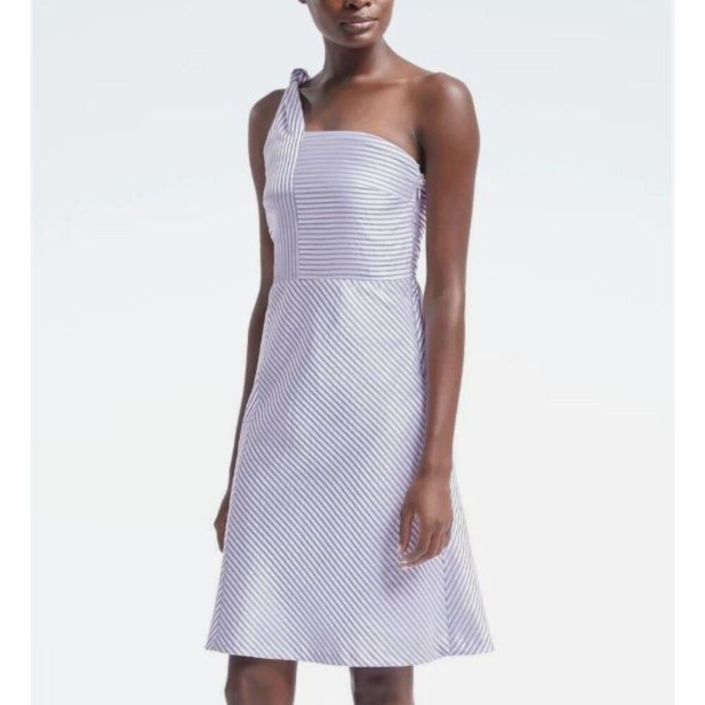 NWT Banana Republic One Shoulder Dress, size 14